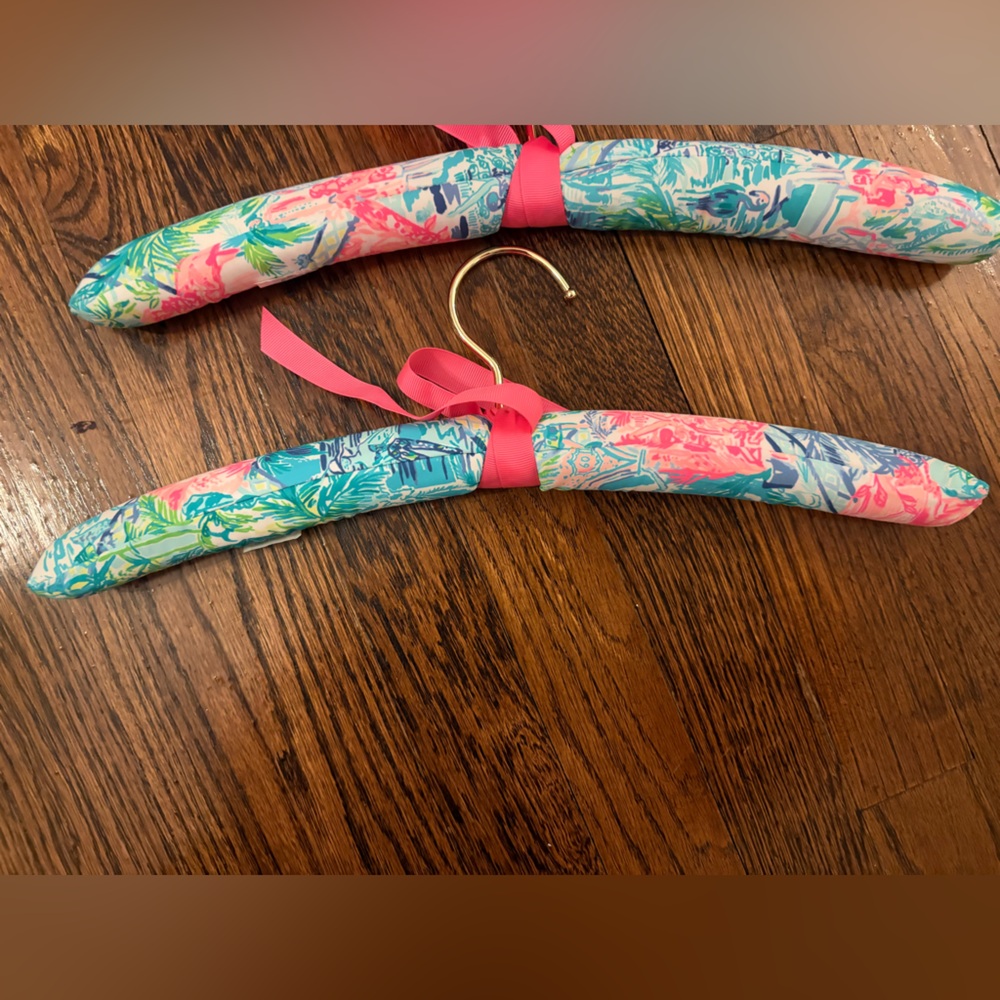 Lilly Pulitzer Pink and Blue Patterned Hanger